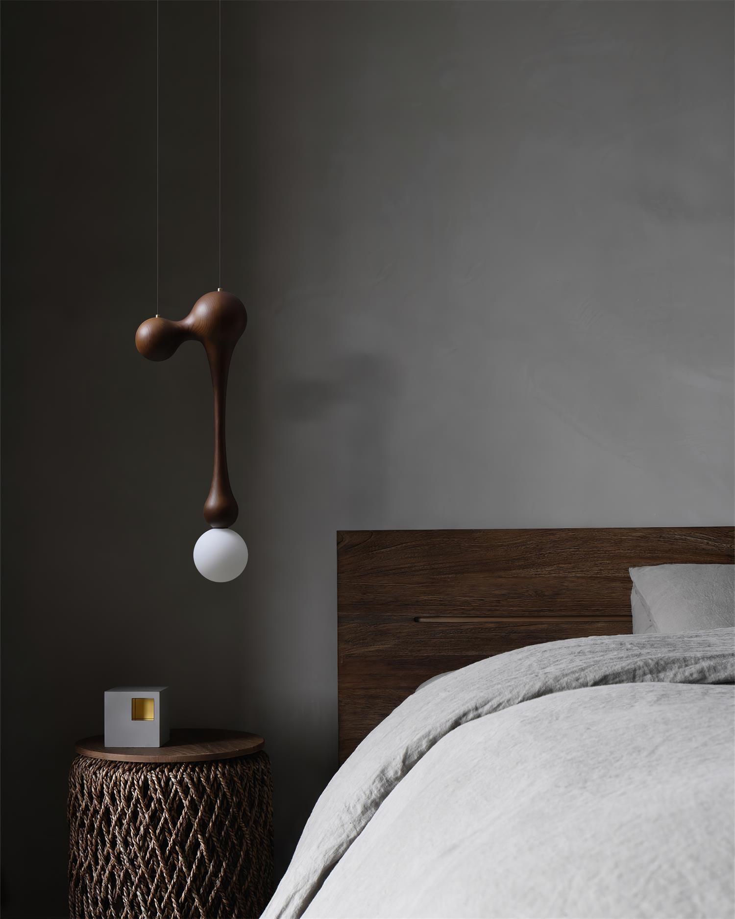 Jenna Wooden Pendant Lamp - Lamp Outdoor