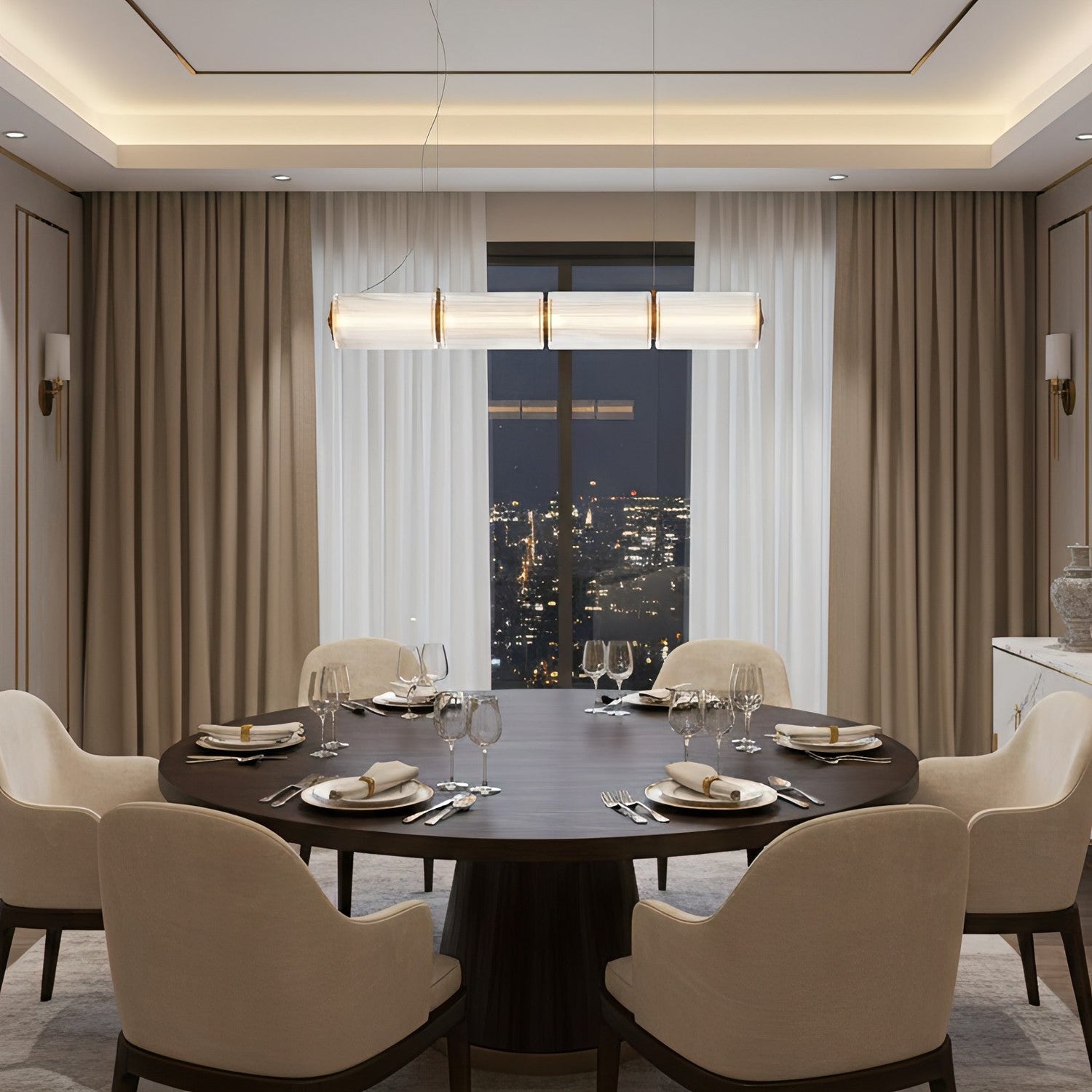 Jorvino Modern Glass Pendant Light