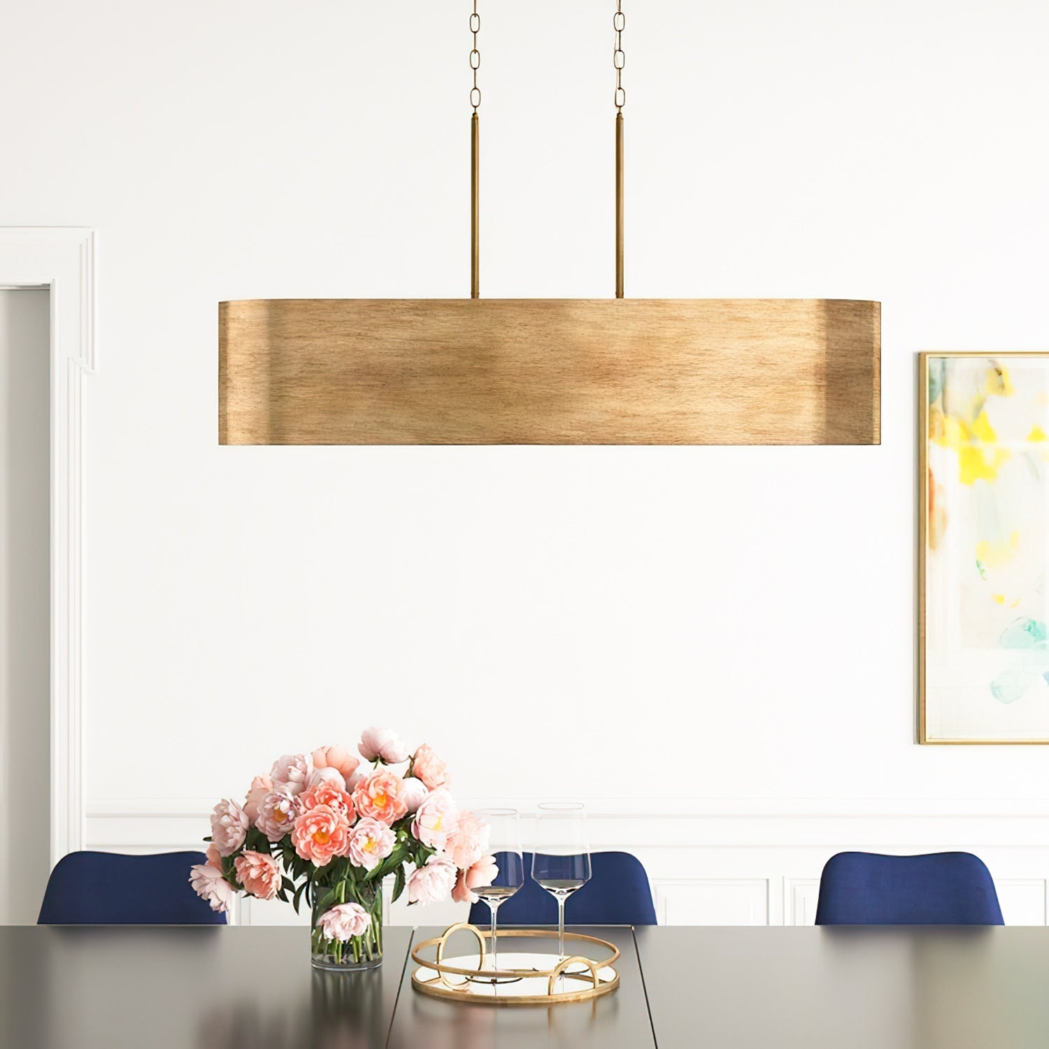Jude Contemporary Brass Chandelier