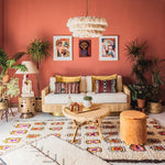 Lustra Chandelier Pink Bohemian Chic - Letslighting