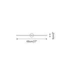 Wall Lamp Minimalist Linear Rod Double End Accent Modern Style - Lamp Outdoor