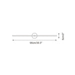 Wall Lamp Minimalist Linear Rod Double End Accent Modern Style - Lamp Outdoor