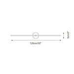 Wall Lamp Minimalist Linear Rod Double End Accent Modern Style - Lamp Outdoor