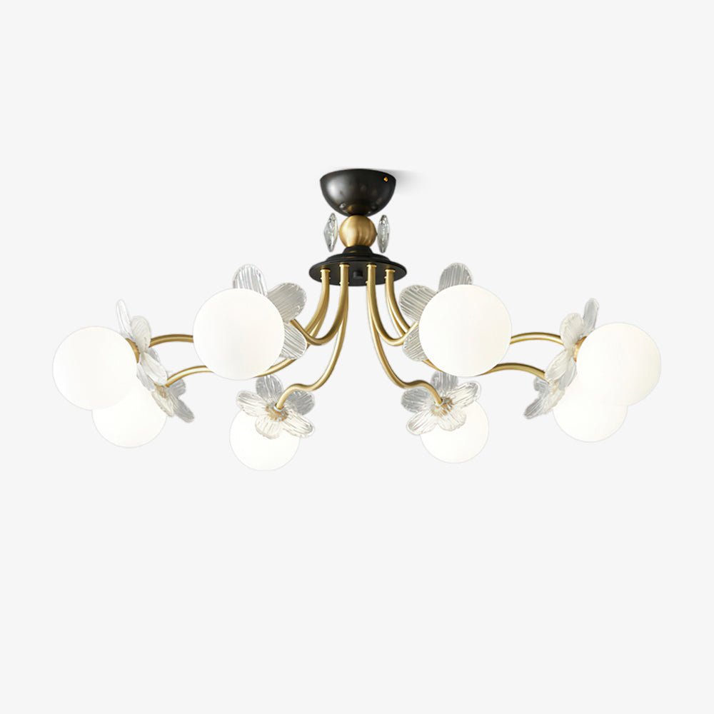 Blossom Flower Glass Chandelier - Lamp Outdoor
