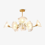 Kalin Flower Glass Chandelier - Lamp Outdoor