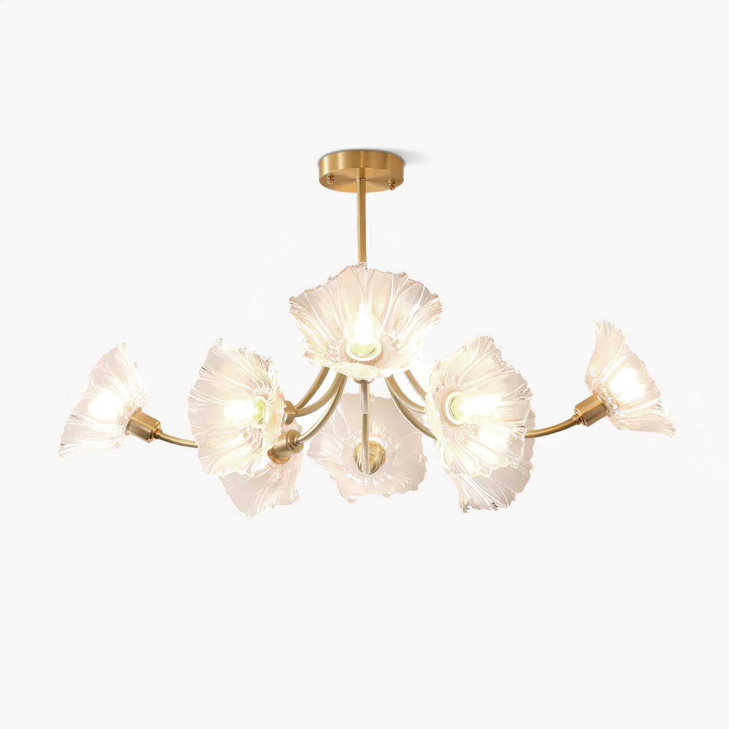 Kalin Flower Glass Chandelier - Lamp Outdoor