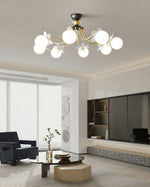 Blossom Flower Glass Chandelier - Lamp Outdoor