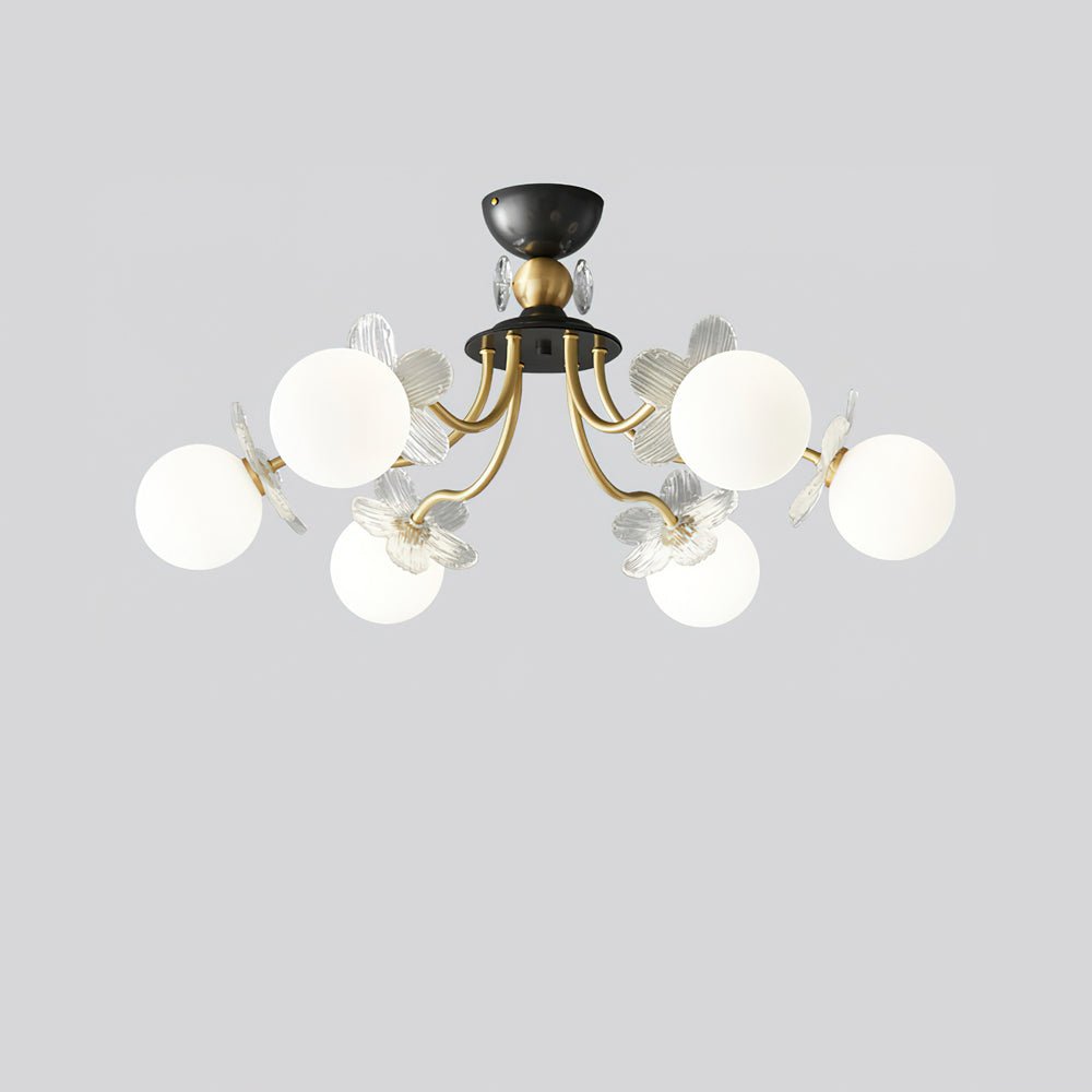 Blossom Flower Glass Chandelier - Lamp Outdoor