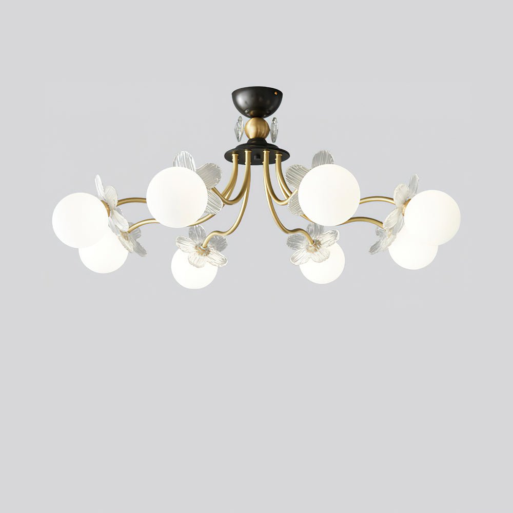 Blossom Flower Glass Chandelier - Lamp Outdoor