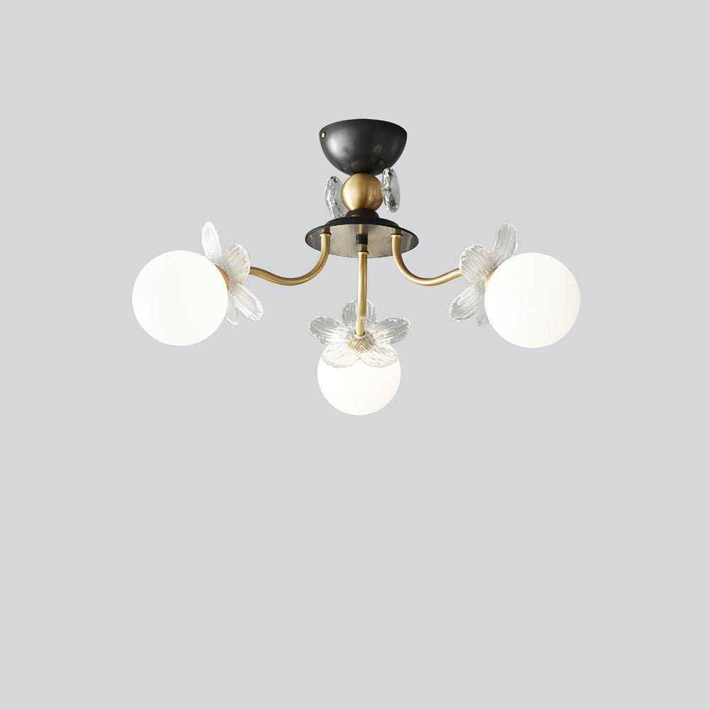Blossom Flower Glass Chandelier - Lamp Outdoor