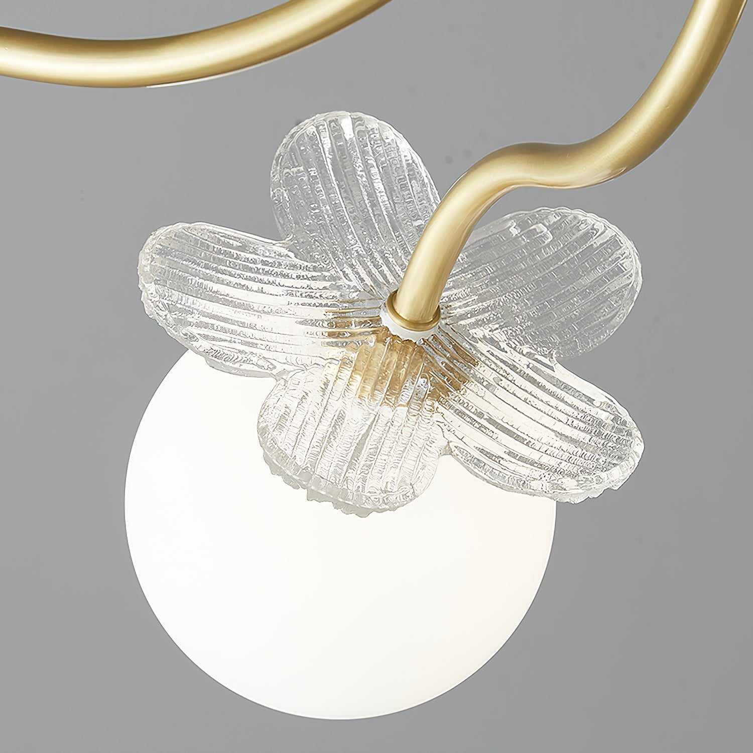 Blossom Flower Glass Chandelier - Lamp Outdoor
