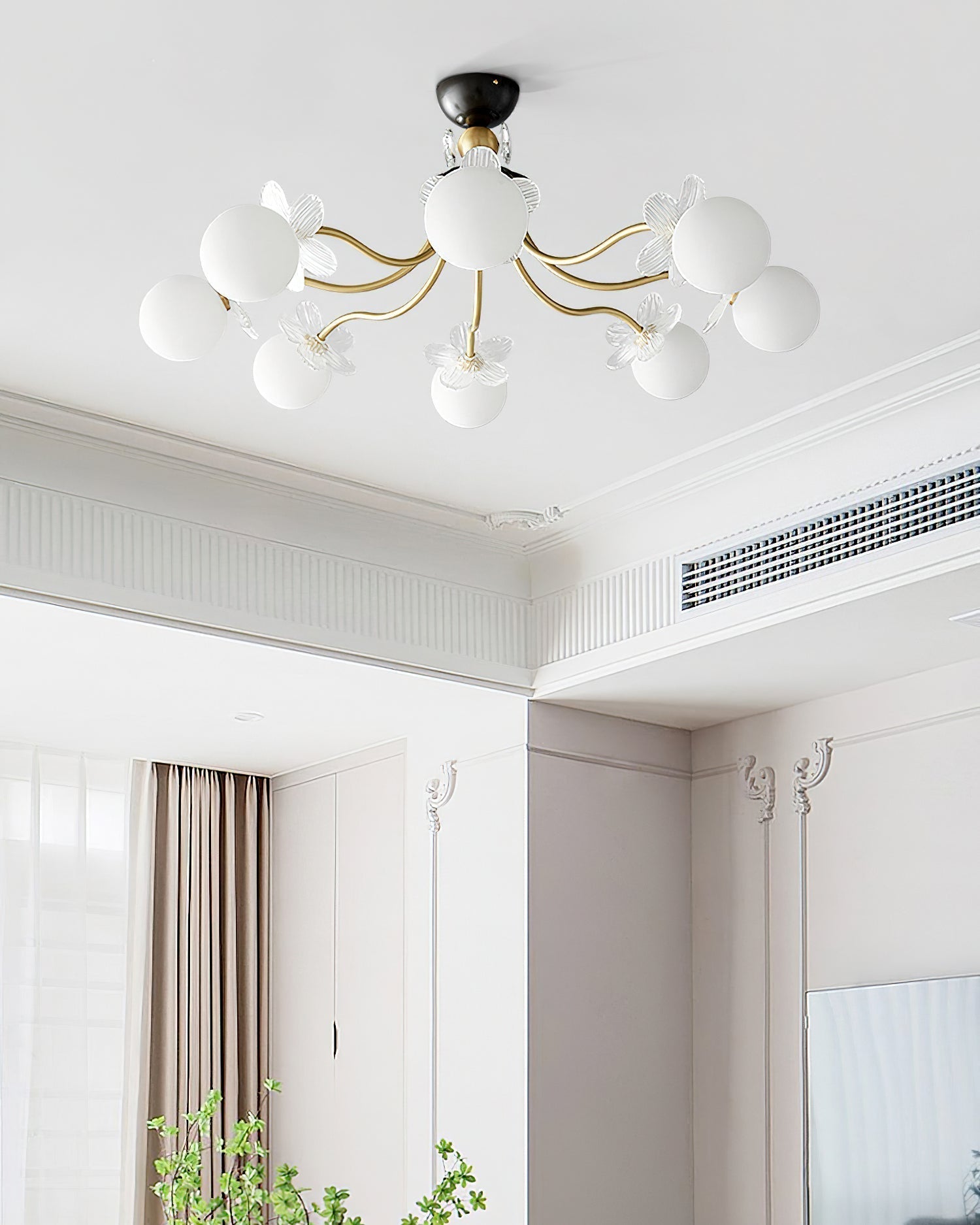Blossom Flower Glass Chandelier - Lamp Outdoor
