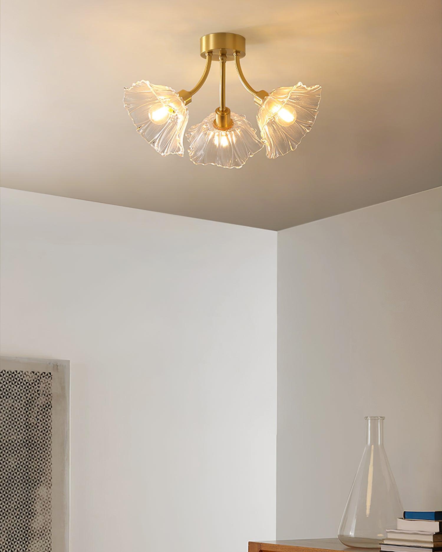 Kalin Flower Glass Ceiling Lamp - Lamp Outdoor