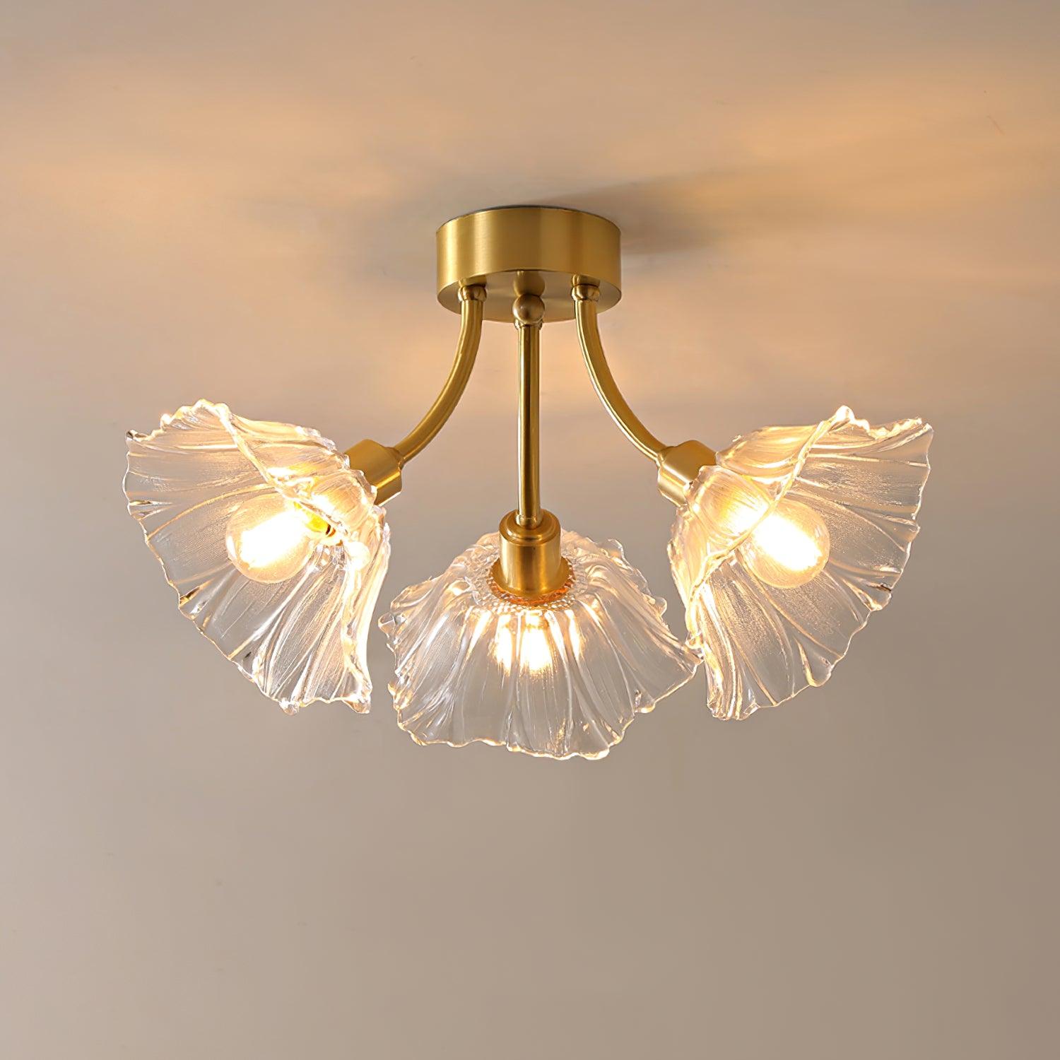 Kalin Flower Glass Ceiling Lamp - Lamp Outdoor
