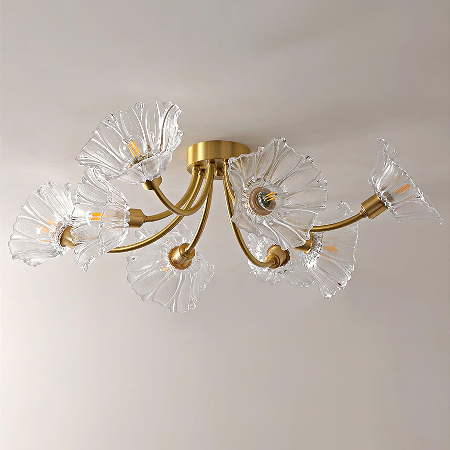 Kalin Flower Glass Ceiling Lamp - Lamp Outdoor