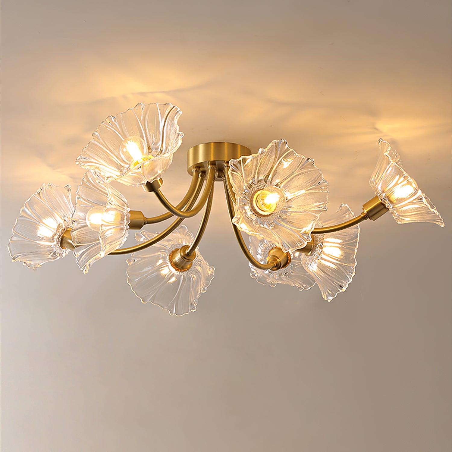 Kalin Flower Glass Ceiling Lamp - Lamp Outdoor