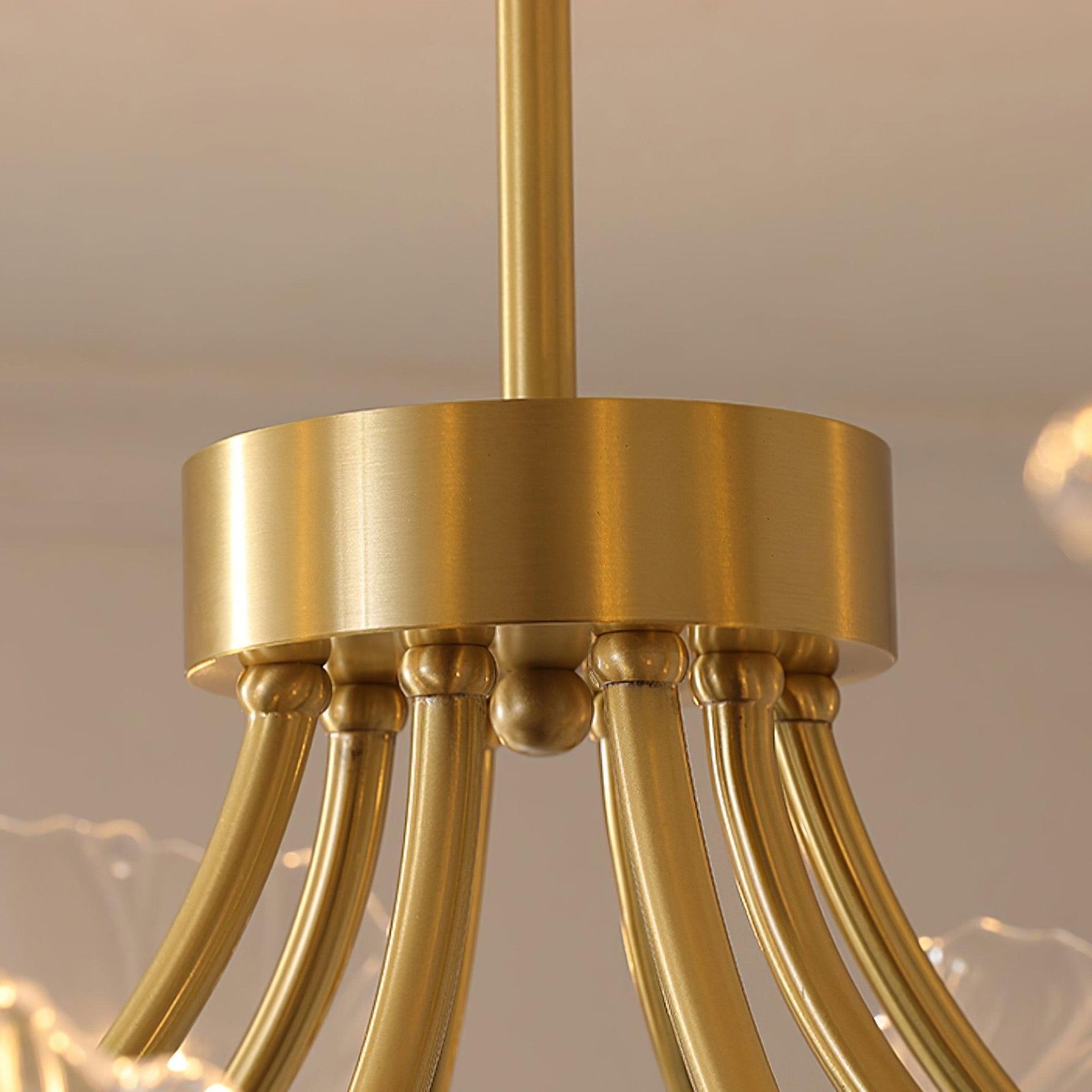 Kalin Flower Glass Chandelier - Lamp Outdoor