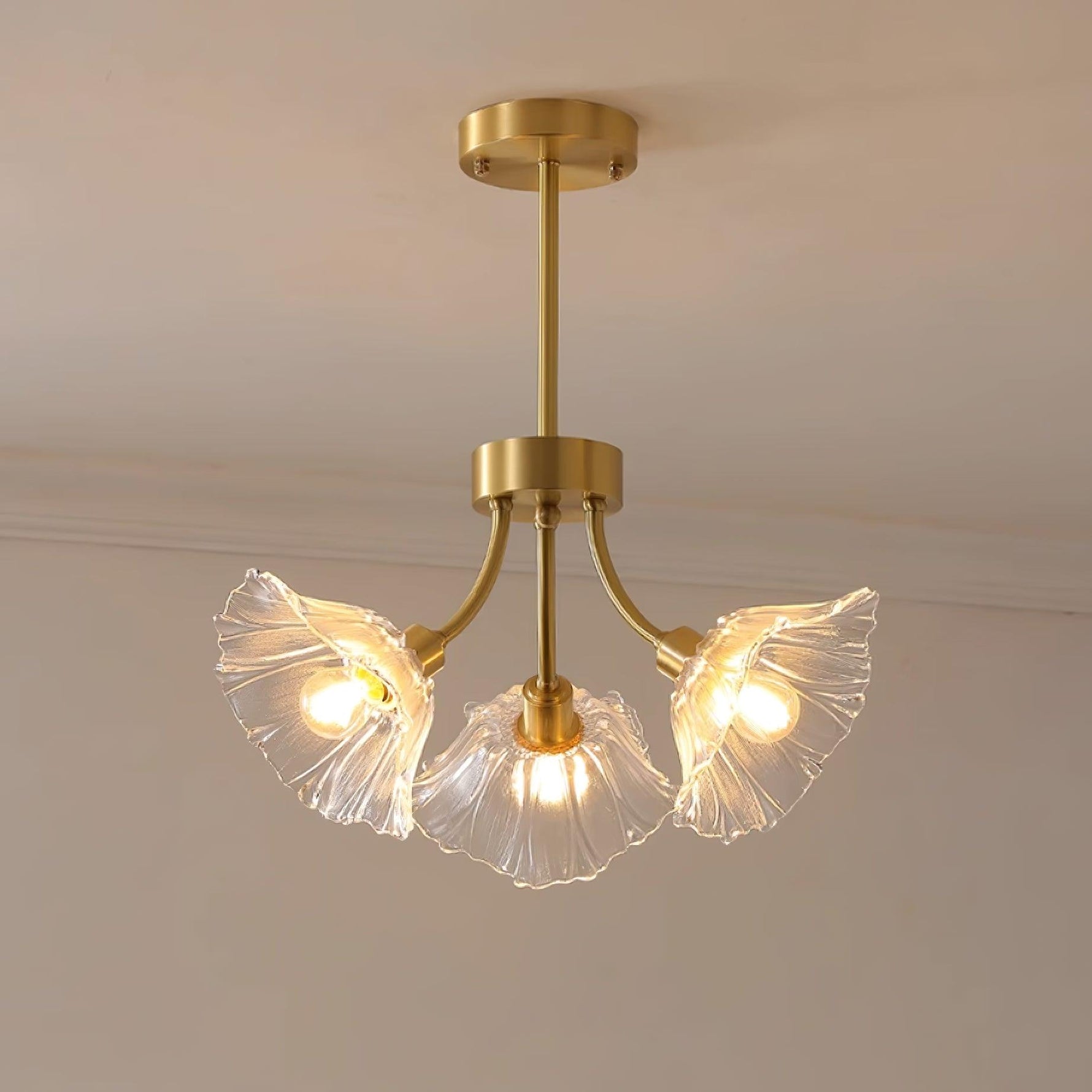 Kalin Flower Glass Chandelier - Lamp Outdoor