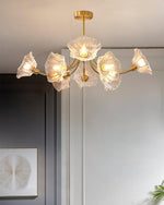 Kalin Flower Glass Chandelier - Lamp Outdoor