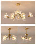 Kalin Flower Glass Chandelier - Lamp Outdoor