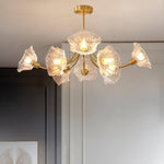 Kalin Flower Glass Chandelier - Lamp Outdoor