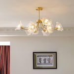 Kalin Flower Glass Chandelier - Lamp Outdoor