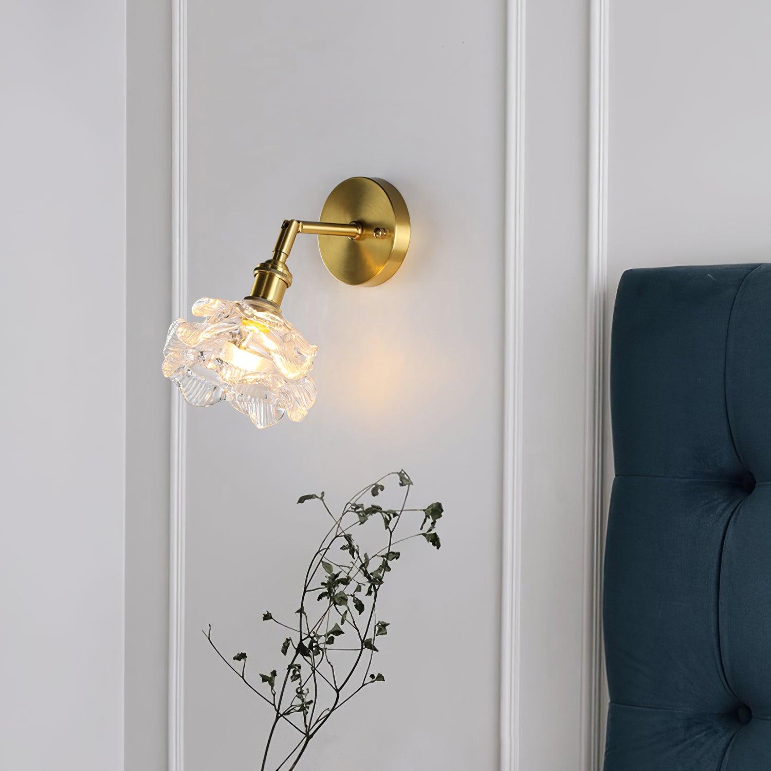 Petal Vintage Brass Wall Lamp - Lamp Outdoor