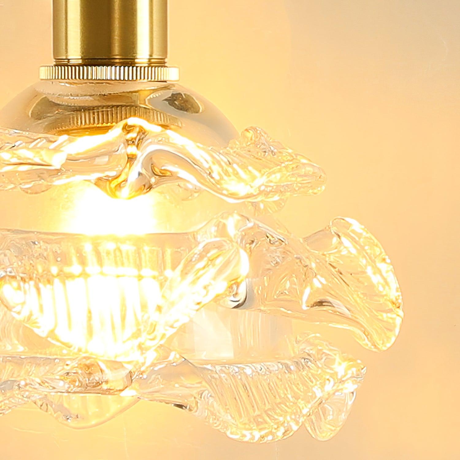 Petal Vintage Brass Wall Lamp - Lamp Outdoor