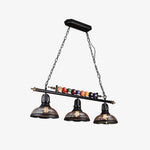 Lustra Chandelier Billiard Ball Black Glass Modern - Letslighting