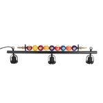 Lustra Chandelier Billiard Ball Black Glass Modern - Letslighting