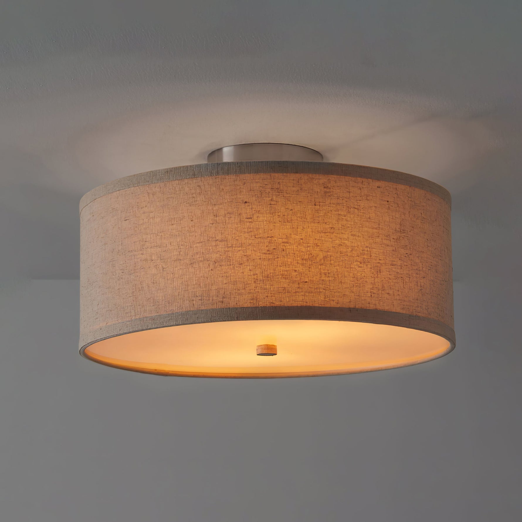Kasha Linen Ceiling Light - Lamp Outdoor