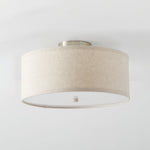 Kasha Linen Ceiling Light - Lamp Outdoor