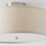 Kasha Linen Ceiling Light - Lamp Outdoor