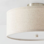 Kasha Linen Ceiling Light - Lamp Outdoor