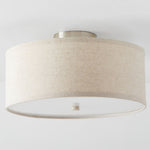 Kasha Linen Ceiling Light - Lamp Outdoor