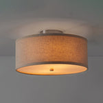 Kasha Linen Ceiling Light - Lamp Outdoor