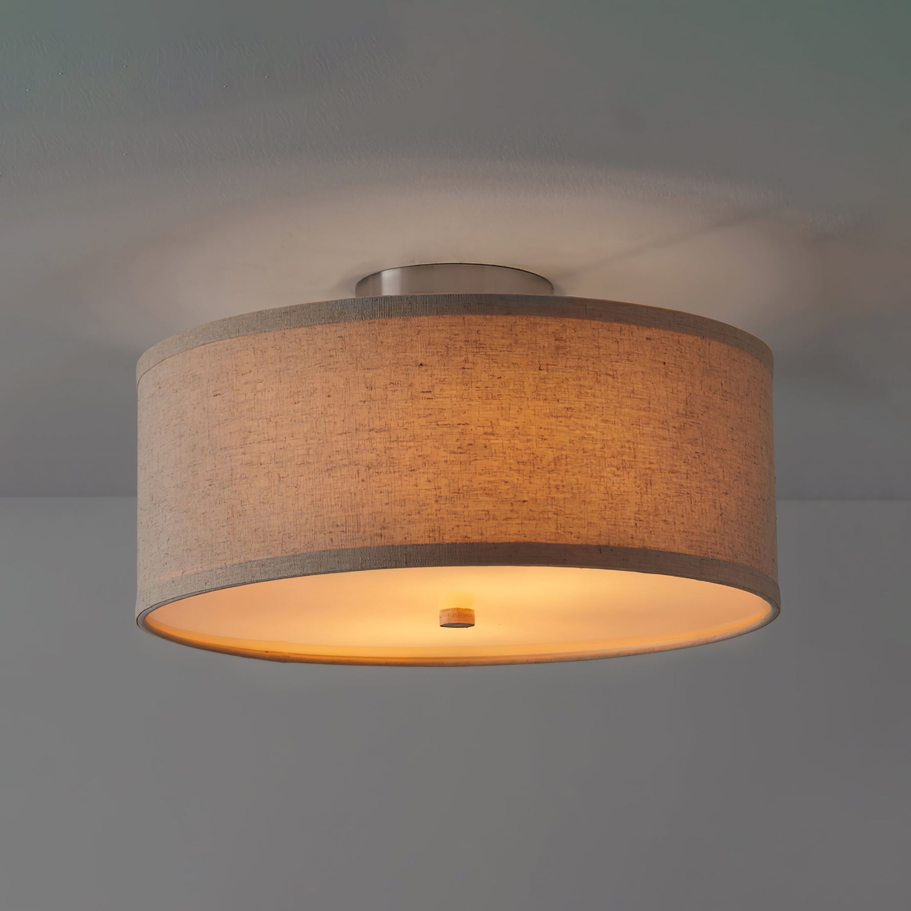 Kasha Linen Ceiling Light - Lamp Outdoor