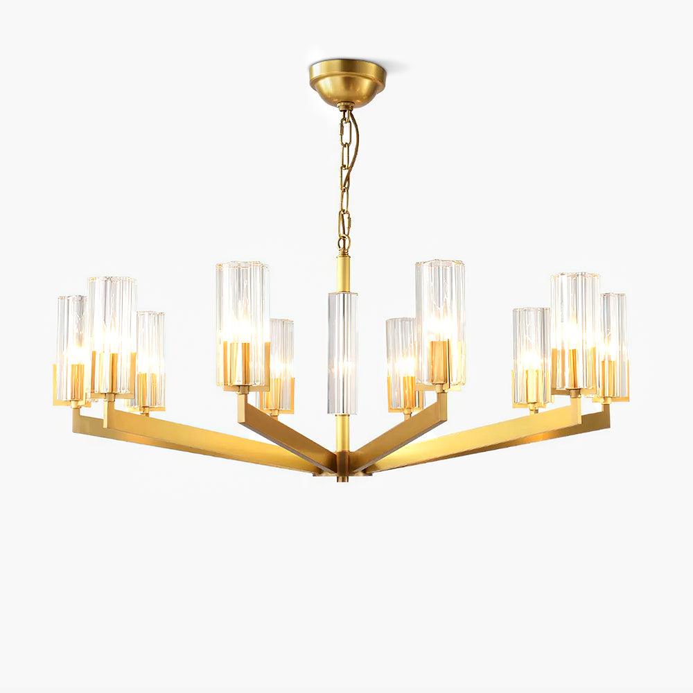 Kayla Brass Chandelier - Lamp Outdoor