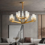Kayla Brass Chandelier - Lamp Outdoor