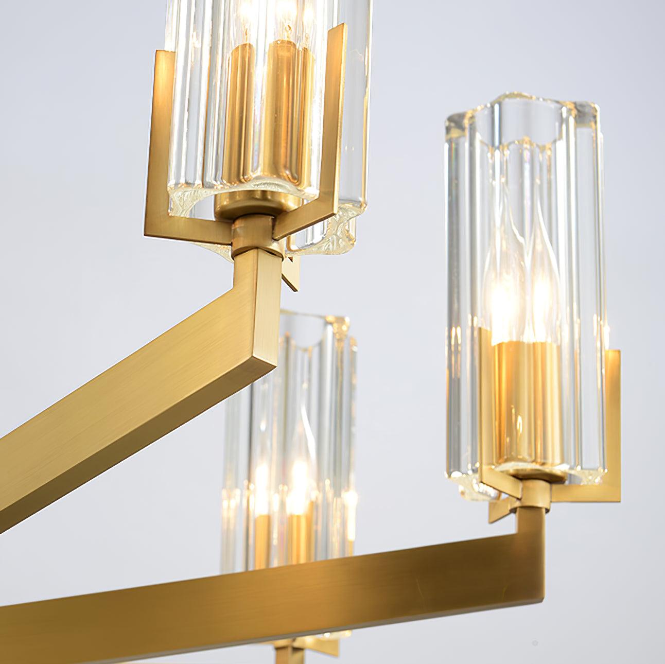 Kayla Brass Chandelier - Lamp Outdoor