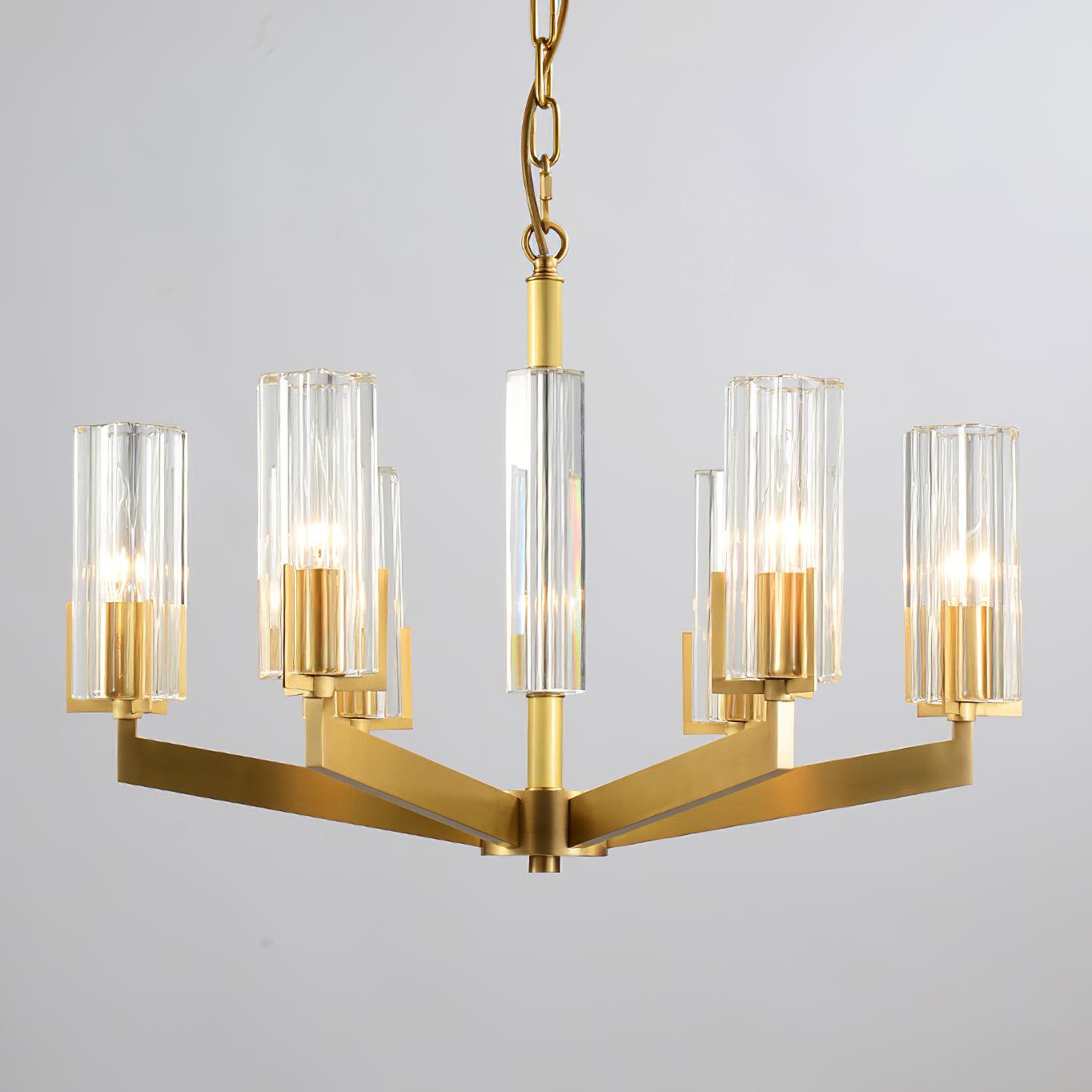 Kayla Brass Chandelier - Lamp Outdoor