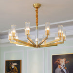 Kayla Brass Chandelier - Lamp Outdoor