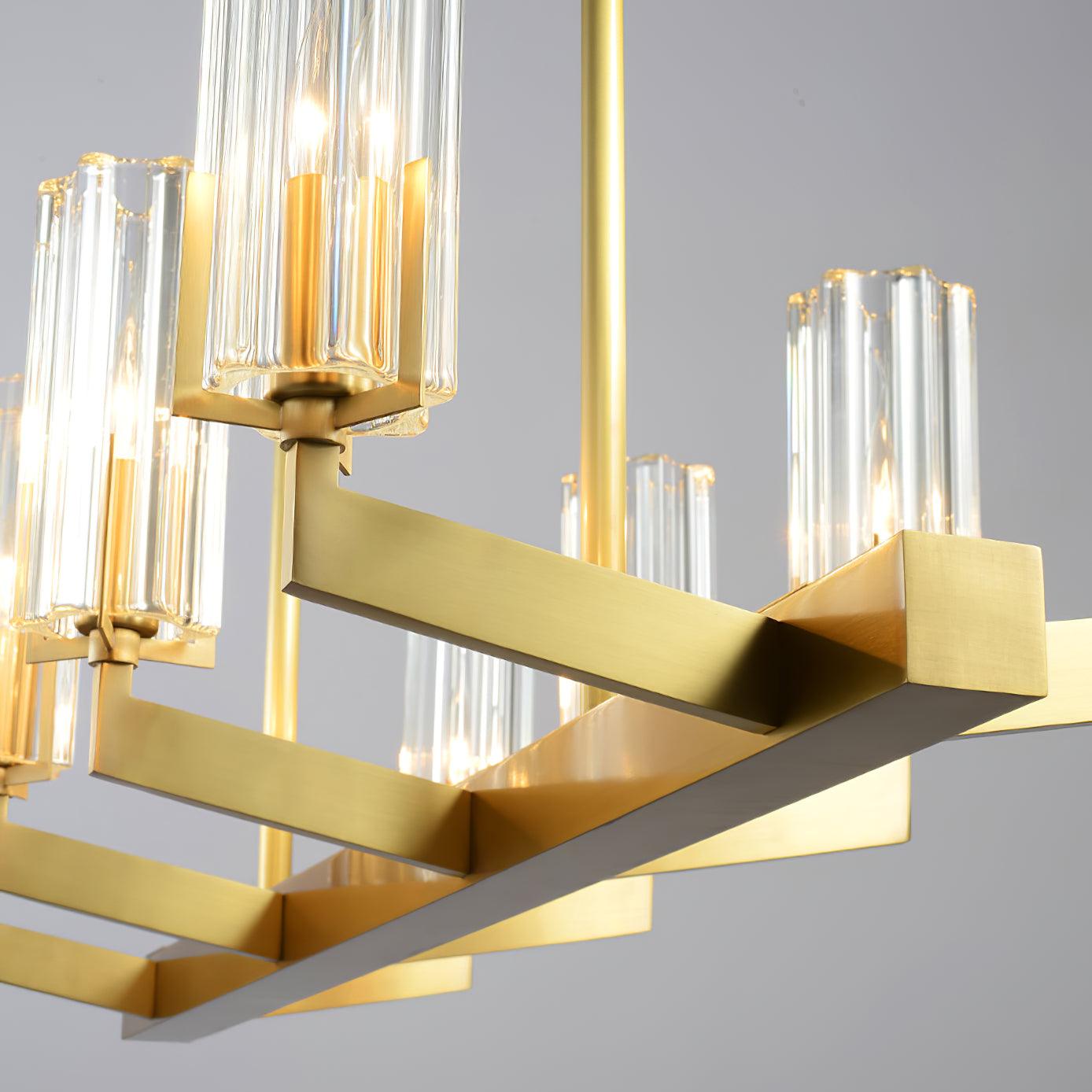Kayla Brass Chandelier - Lamp Outdoor