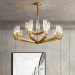 Kayla Brass Chandelier - Lamp Outdoor