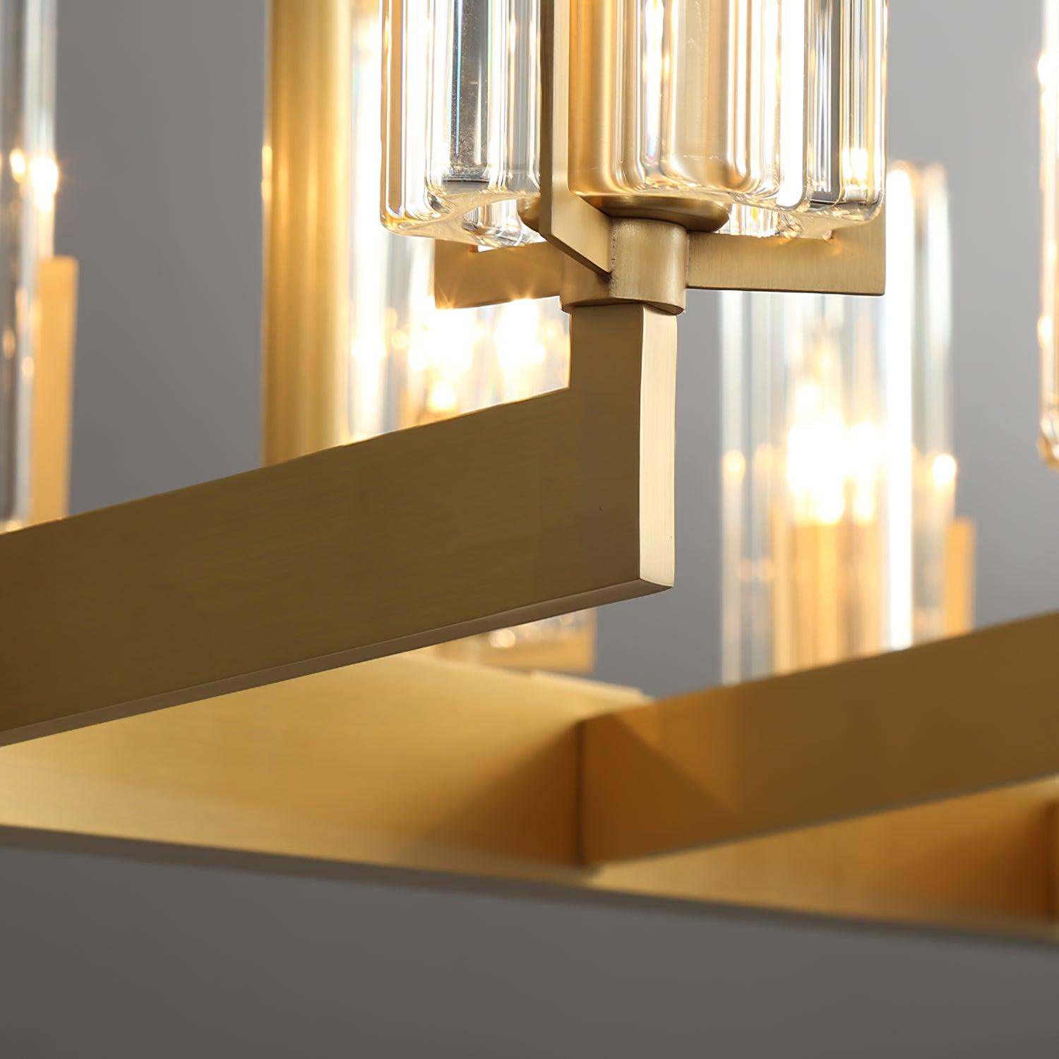 Kayla Brass Chandelier - Lamp Outdoor