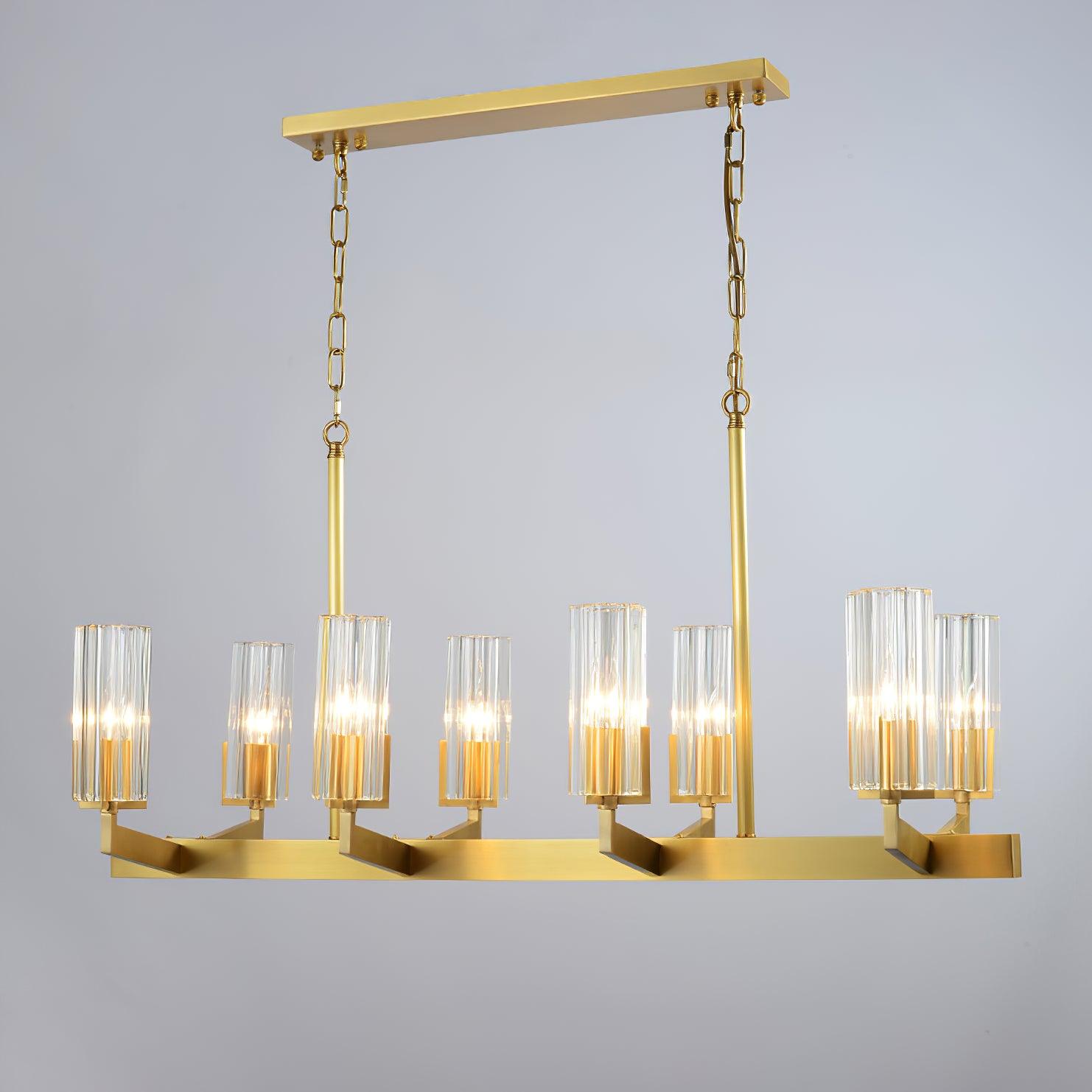 Kayla Brass Chandelier - Lamp Outdoor
