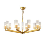 Kayla Brass Chandelier - Lamp Outdoor
