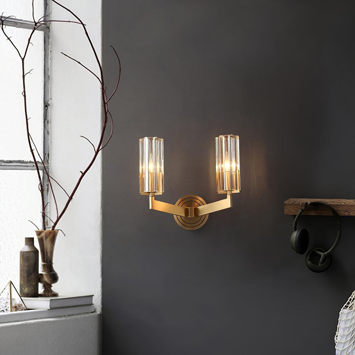 Kayla Brass Wall Lamp - Lamp Outdoor