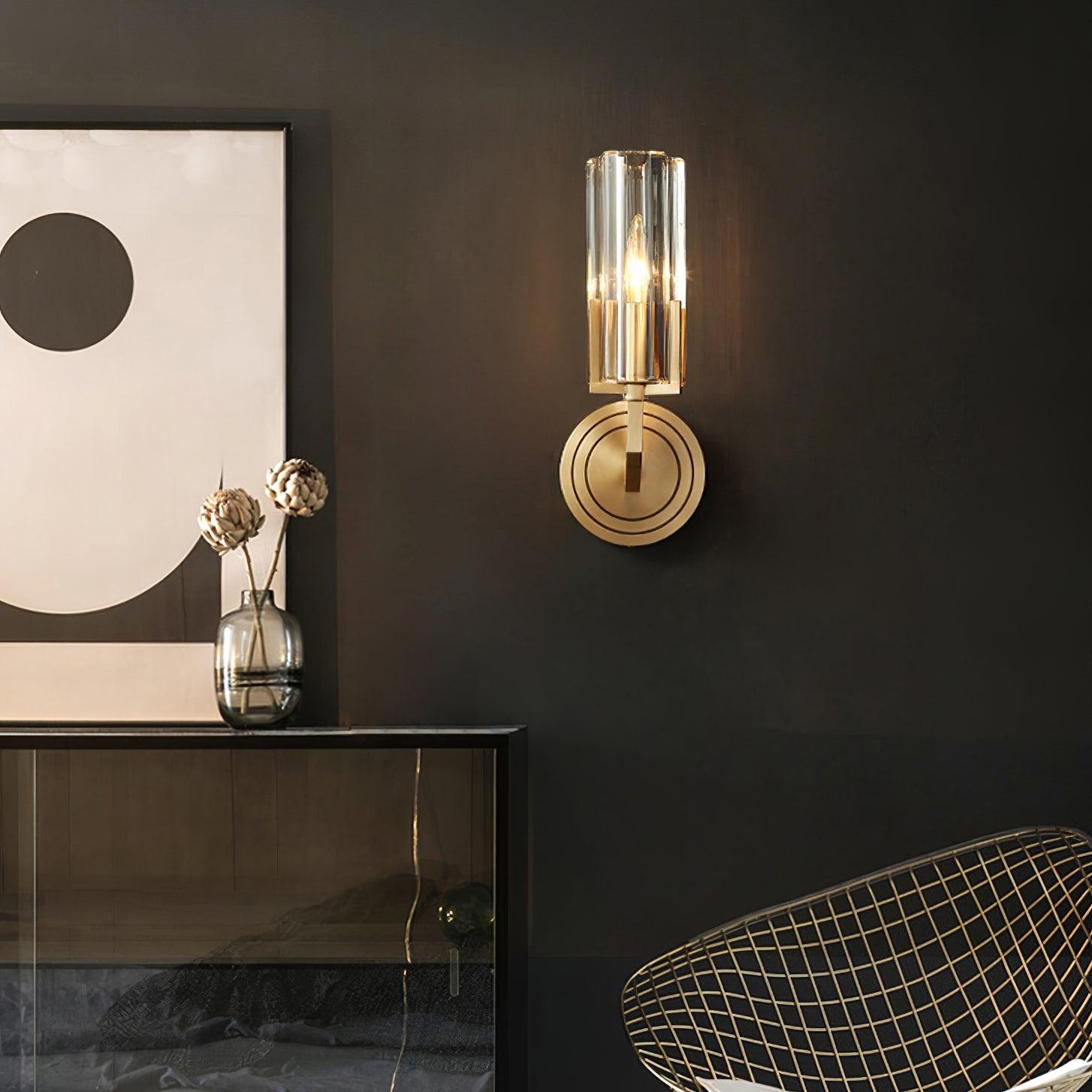 Kayla Brass Wall Lamp - Lamp Outdoor