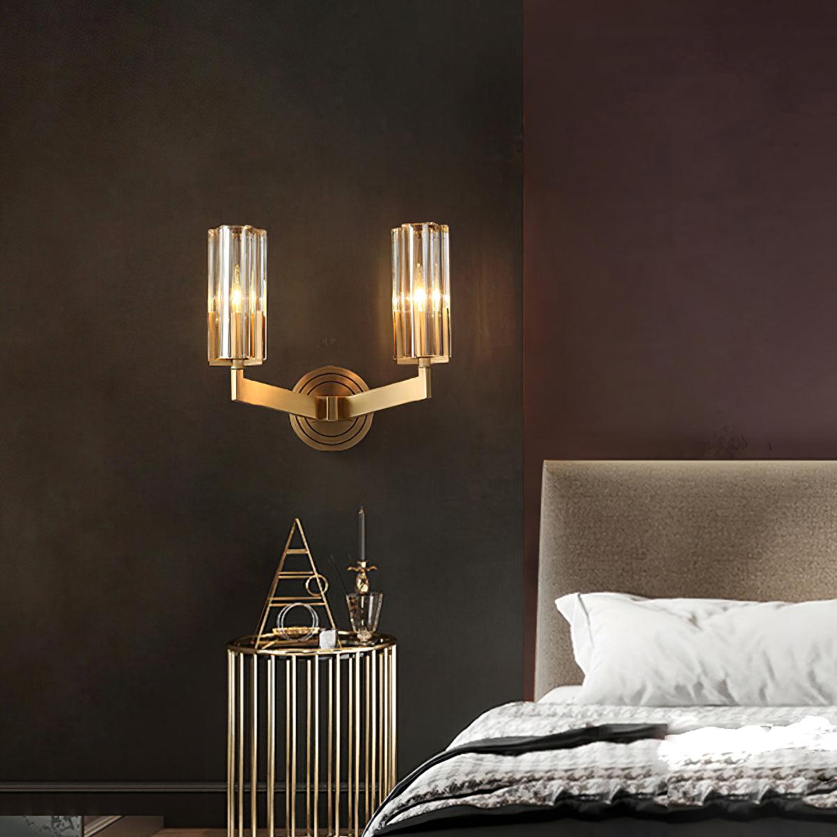 Kayla Brass Wall Lamp - Lamp Outdoor